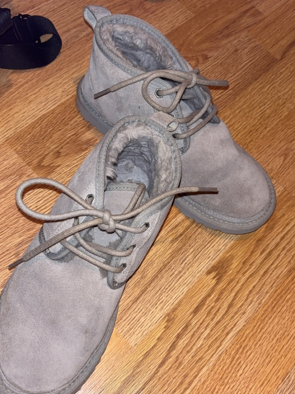 UGG Women's Gray Suede Chukka Boots